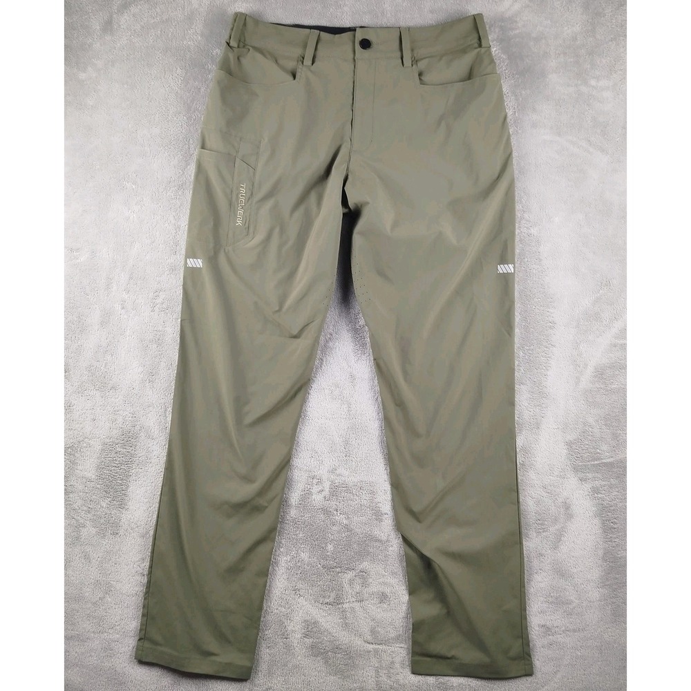 Truewerk Cloud Pants Men M Green Workwear Utility Outdoor Performance Hiking